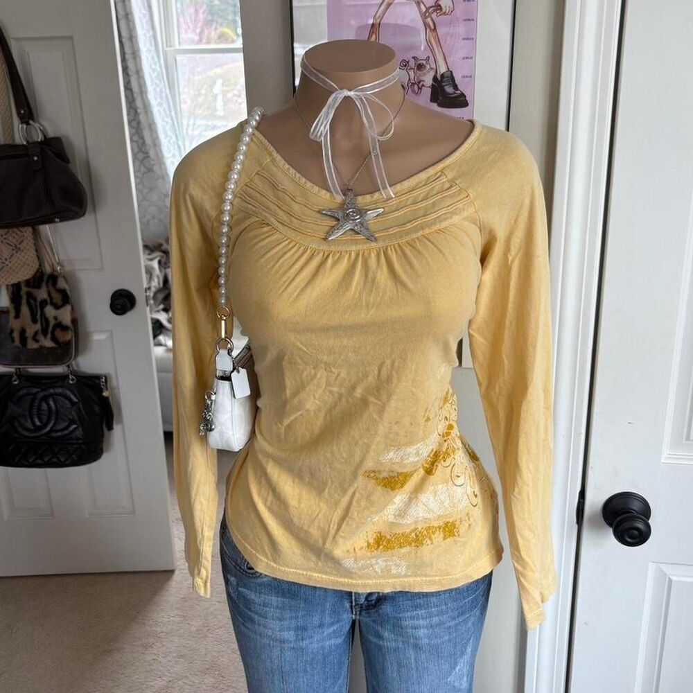 Style-co Women's Yellow Shirt